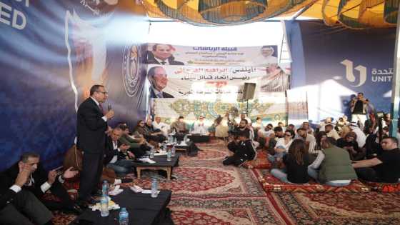اتحاد قبائل سيناء يرحب بوفد الشركة المتحدة للخدمات الإعلامية بشمال سيناء