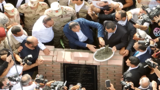 فيديو وضع حجر الأساس لمدينة العجراء شرق مدينة الشيخ زويد بمحافظة شمال سيناء
	
